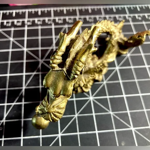 Brass Collectible Dragon Statue | Luck Dragon - Picture 11 of 16